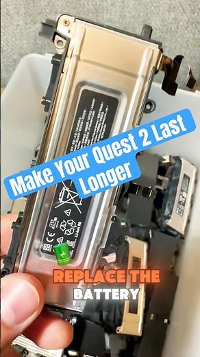 Replace Your Quest 2 Battery. #vr #tech #quest2 #virtualreality