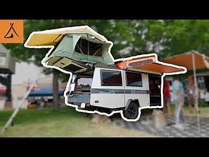 Mantis Overland Trailer By ‪@TAXAOutdoors‬ at the Outside Adventure Expo 2021