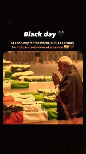 Black Day 🖤🇮🇳 14 February | Pulwama Attack Status Video Of 2026 😭 #blackday #newstatus #viralshorts