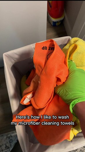 How To Wash Microfiber Towels #cleaningtips #laundrytips #home | Clean That Up
