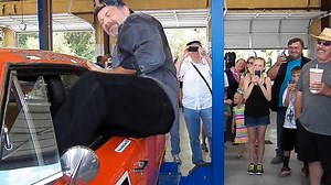 👉The Dukes Of Hazzard T-shirt For Fans Link Order in comment 🎁🎁 | John Schneider aka Bo Duke jumping into the General Lee | Daisy Duke Fan Club