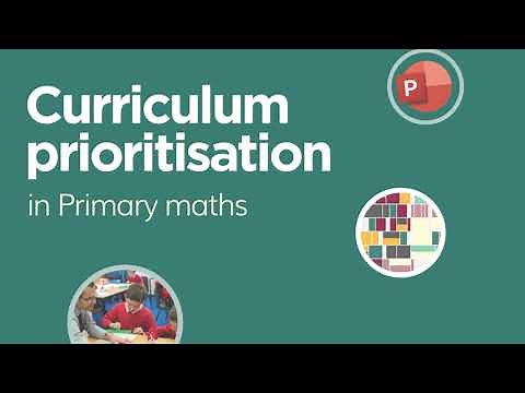 Curriculum prioritisation in Primary maths