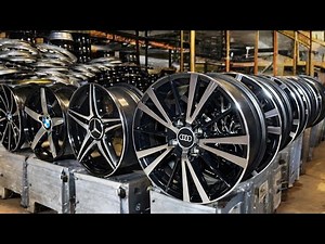 Inside the $10 Billion Alloy Wheel Industry: How Luxury Rims Are Forged (FULL PROCESS)