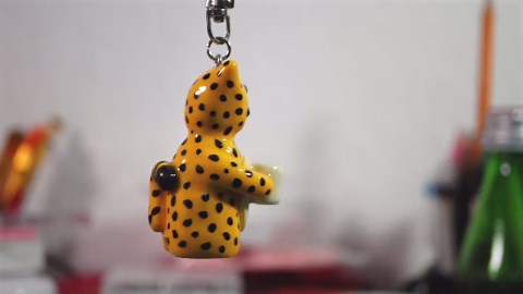 Cheto the Cheetah With Matcha Latte Keychain | Limited Edition - Etsy