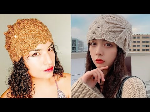 como tejer gorra coreana modelo N° 1 en crochet