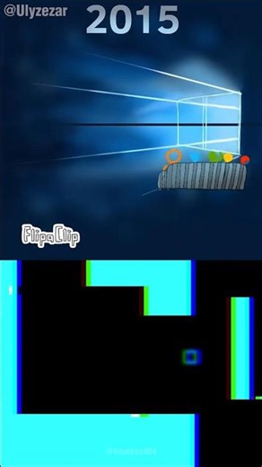 Windows Edit | Blue Bouncing Square