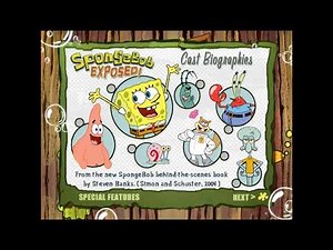 SpongeBob: Home Sweet Pineapple - DVD Menu Walkthrough