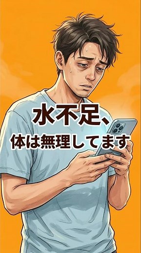 水を飲まない日が続くと、体はこうなる