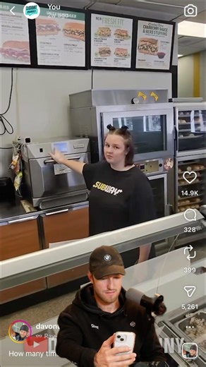 PISSING Off Subway Employees and Getting KICKED Out🥪 #shorts #kickedout #reaction #subway #prank