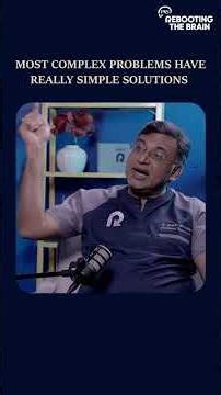 He solved this issue by simplifying it!