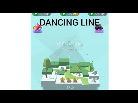 Dancing Line: The Spring | All Gems and All Crowns