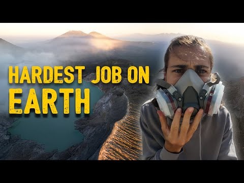 Most DANGEROUS Job in the World – Inside KAWAH IJEN