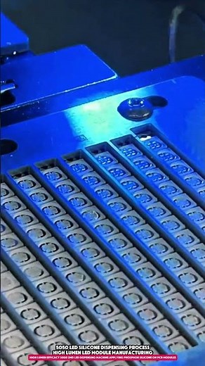 High Lumen Efficacy 5050 SMD LED Dispensing Machine Applying Phosphor Silicone on PCB Modules