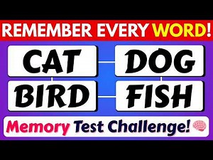 Memory Test Challenge 🧠 | Can You Remember All 50 Questions? 😱 Memory Test Quiz 🧠