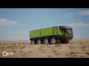 ETF D4 mining truck in desert