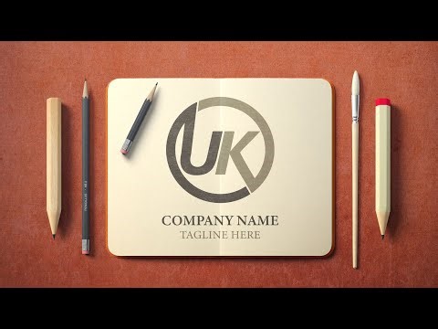 How To Create Monogram UK Logo Design In Adobe Illustrator Tutorial