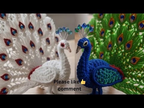 Macrame standing Peacock is live!/How to make macrame peacock/#macrame/#shorts/#yt/#ytshorts/#live