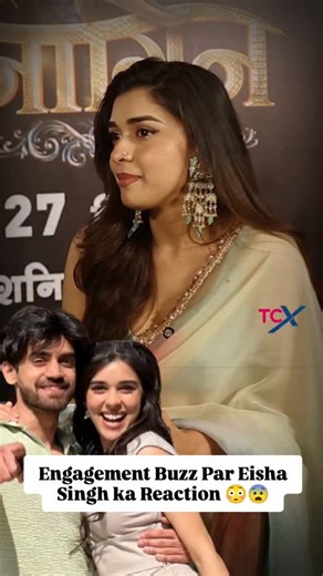 TCX.official on Instagram: "Exclusive | Tellychakkar 🎤 Eisha Singh clears engagement rumours with Avinash, saying, “Agar kuch hoga toh main khud saamne aakar sabko bataungi. Engagement ek badi cheez hai — abhi main kaam par focus karna chahti hoon.” 💍👀 . . . . Follow:- @tellychakkar . . . . #eishasingh #avinashmishra #avisha #naagin7 #Biggboss18"