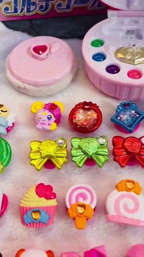 Rare Glitter Force / Smile Pretty Cure Compact Toy with 28 charms 😱