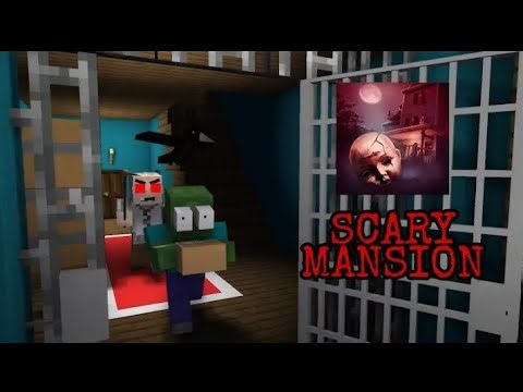 Monster School: Scary Mansion Horror Challenge - Minecraft Animation (ROBE CUBE DELETED VİDEO)