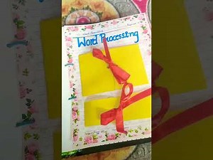 Information technology 402 Project file class 9th Beautiful file 🤩😍😍😊😊