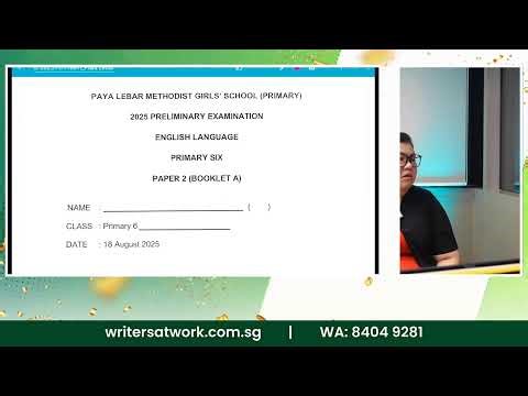 Teaching 2025 PSLE English Paper 2