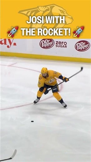 Roman Josi UNLOADS one! 🎯