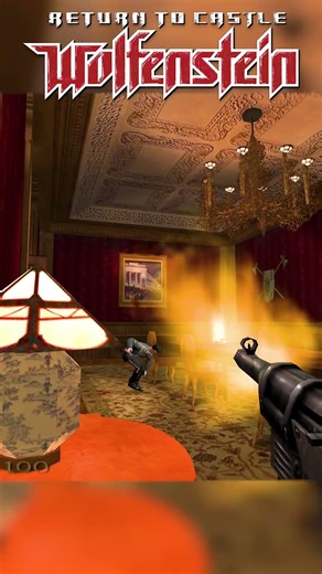 he arrived too late for the hot meal #rtcw #wolfenstein #ww2 #gaming #shorts #short