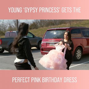 In preparation for ‘Gypsy Princess' Scarlett’s third birthday, mum Jett takes her young daughter dress shopping. But after she purchases their dream birthday gown, Jett's mother doesn’t seem to agree with their decision. Watch more My Big Fat American Gypsy Wedding on discovery : https://bit.ly/38aVhIV | Love Weddings