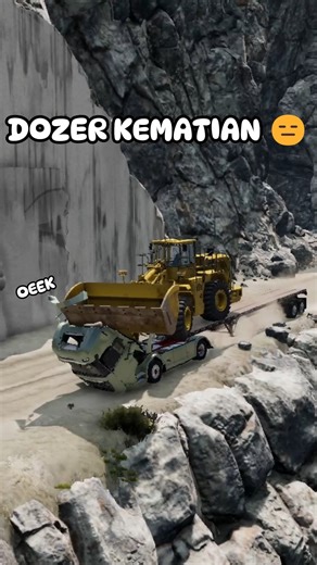 AKU BELI DOZER KEMATIAN TAPI BANYAK PRNYA😑 #beamngdrive #truk #bus