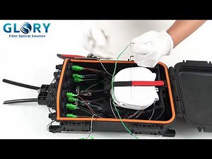 Fiber Optic Splice Closure (FOSC) 48F FAT box IP68 overview and installation