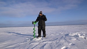 One of the many reasons why we love our ION Ice Augers G2!! 17 pounds at the start of the day and 17 at the end, makes this the lightest electric auger on the market! | Superior Angling Co