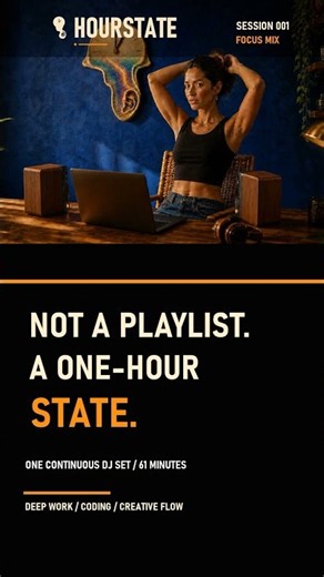 What if focus starts with rhythm? #focusmusic #deepwork #deepfocus