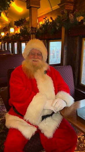 Merry Christmas and Happy Holidays from Santa and the Georgetown Loop Railroad! 🚂 | #georgetowncolorado #christmastrain #santa #trainride | Georgetown Loop Railroad