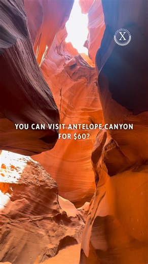 There’s a more affordable way to see Antelope Canyon, without sacrificing the magic. Canyon X is a hidden section of Antelope Canyon that’s just as stunning as the famous Upper and Lower, but it’s only accessible through Taadidiin Tours. Guided by Navajo hosts and carved deep into sacred land, it’s where light beams, sandstone walls, and the generational history of the canyon meet. Tickets start around $60, making it the perfect way to experience this bucket list destination. 📍Page, AZ ✨ Reserv