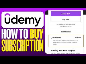 How To Buy Udemy Subscription (2025)