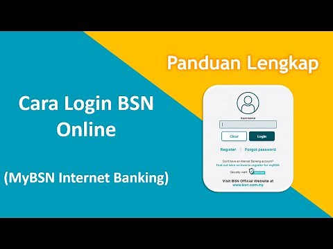 Cara Login BSN Online MyBSN Internet Banking