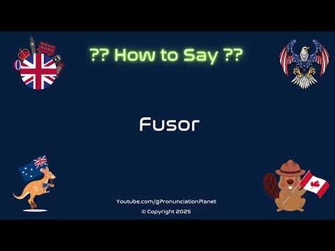 🔄 ⚛️ How to Pronounce fusor? (CORRECTLY) | Pronunciation Planet