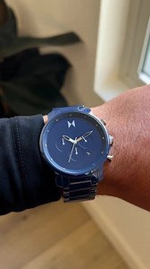 Midnight Blue ceramic x chronograph dial. Take $40 off all cearmic watches for a limited time only. Shop → mvmtwatch.co/fbhomepage | MVMT