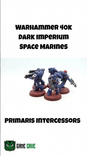 Warhammer 40k Dark Imperium Space Marines Primaris Intercessors ⚔️🔵