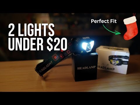 LHKNL 2 Pack Headlamp Review | Motion Sensor Headlamps Under $20 (Perfect Stocking Stuffer!)