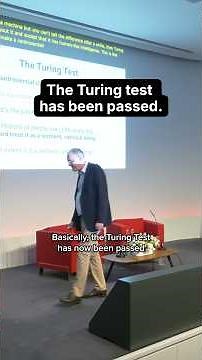 'The Turing test has been passed' 🤖👱#science #history #ai