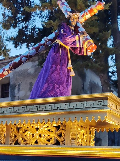 Procesión de Jesús Nazareno en Antigua Guatemala