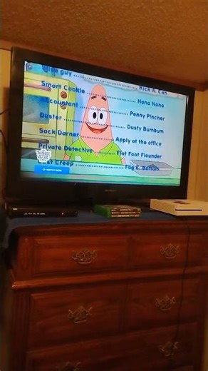 Patrick Star Show Paramount Plus Menu Preview