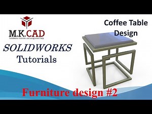 SolidWorks Weldments | Coffee Table Design Tutorial