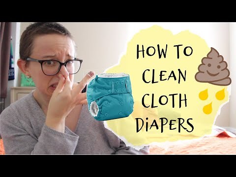 HOW TO CLEAN CLOTH DIAPERS ⎮ Cloth Diaper Cleaning Routine