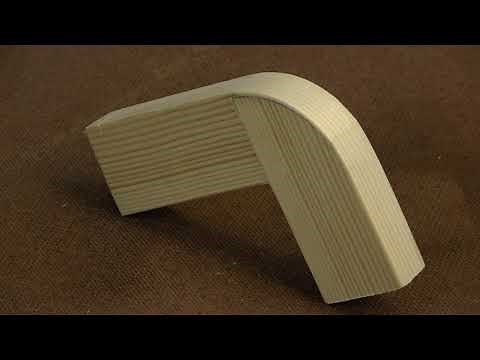 🔥 Amazing making this curved joint in wood. Nice woodworking technique