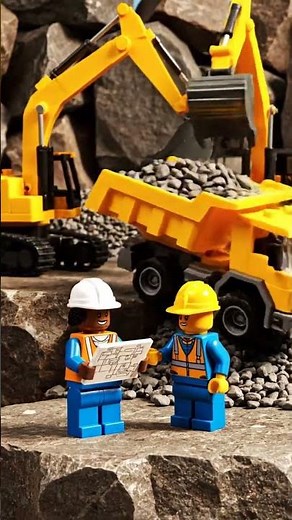 Epic LEGO Construction Site – Dump Truck & Excavator at Work!