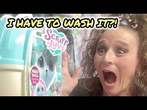 I Gave My Mystery Toy a BATH?! 😱 SCRUFF A LUVS Reveal & HUGE Surprise!