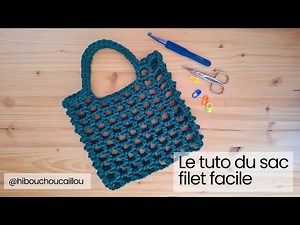 Tuto crochet : le sac filet facile